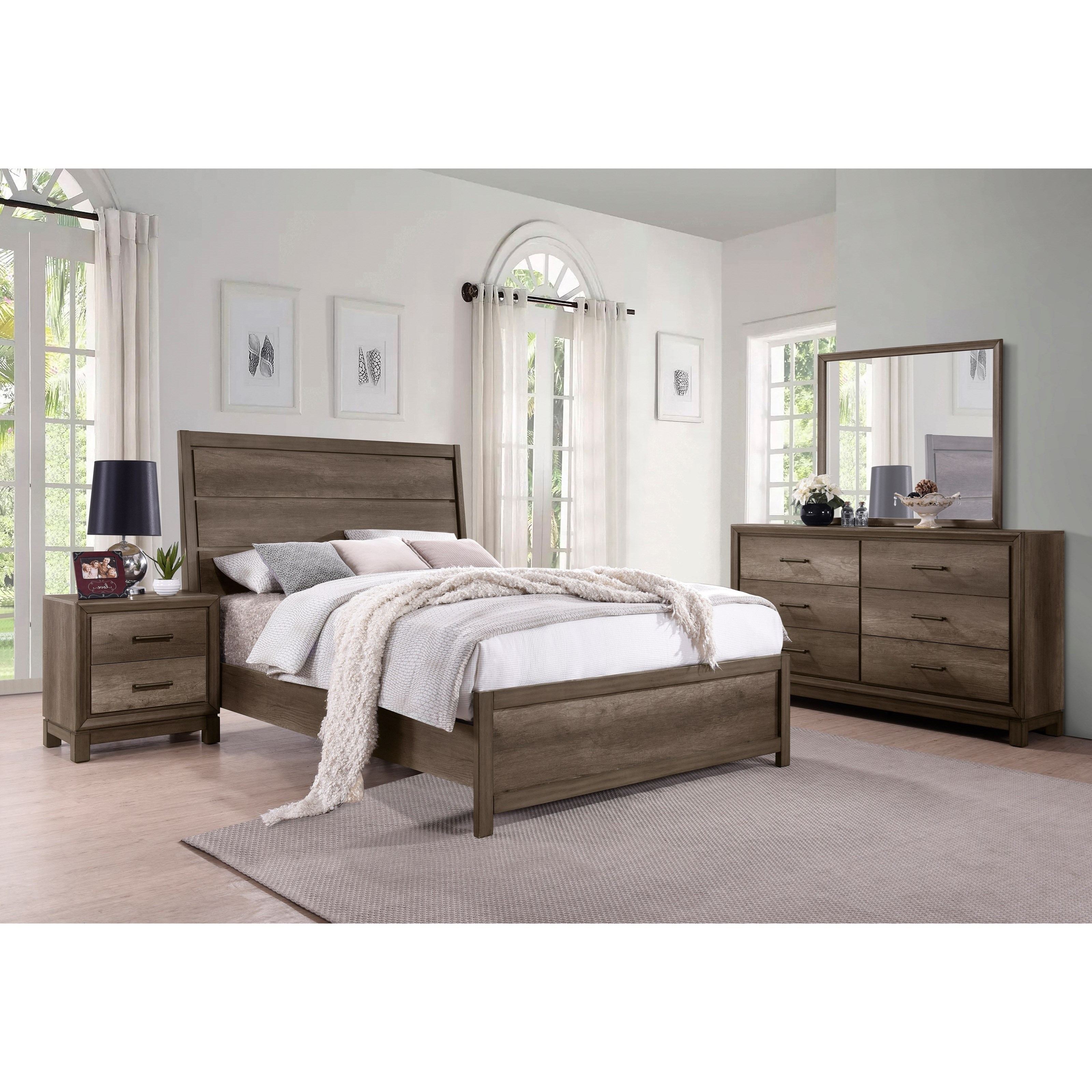 Samuel lawrence edington 5 piece queen bedroom set top